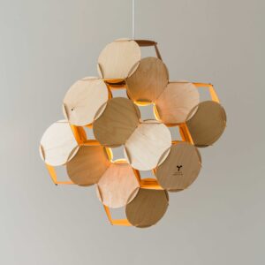 Ceiling lamp 8CELLS by Jaanus Orgusaar