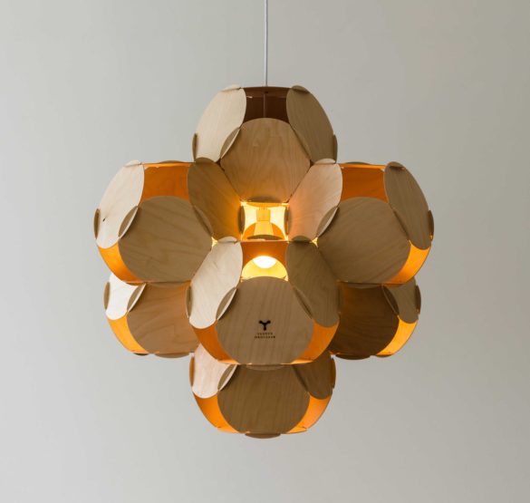 Ceiling lamp 8CELLS by Jaanus Orgusaar