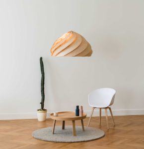 Ceiling lamp NAUTILUS by Jaanus Orgusaar